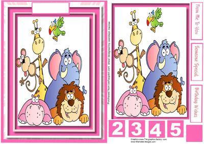 My Friends from the Zoo, ( Pink )