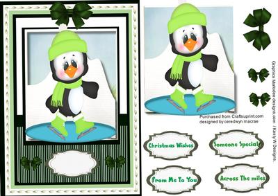 Little Penquin Ice Skater 