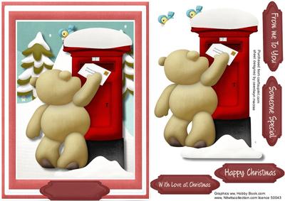Ted Posting His Letter to Santa 