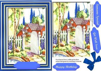 Ouick Card Through the Garden Gate 