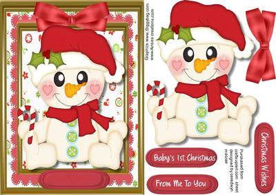 Lovely Cute Snowman 