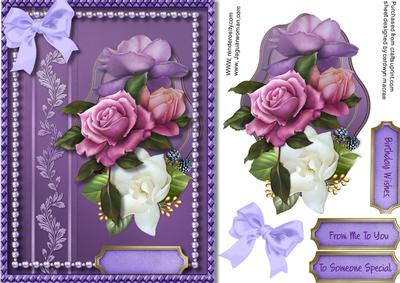Beautiful Roses and Camelia with Pearls 