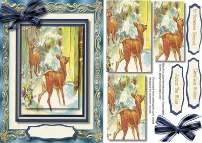 Lovely Deer in the Snow, ( Pyramid )