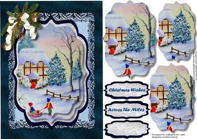 Children Playing in the Snow 