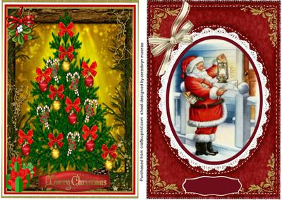 Two Lovely Christmas Toppers 