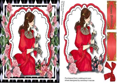 Lady Among the Roses
