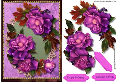 Beautiful Autumn Lilac Roses 