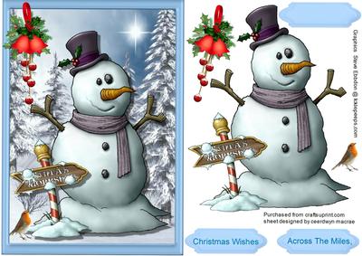Lovely Christmas Snowman 