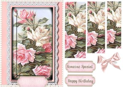 Lovely Pyramid Pink Roses 