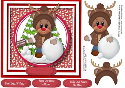 Litytle Moose and His Snowballs