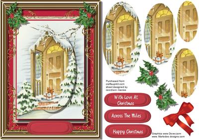 The Wecoming Christmas Door 