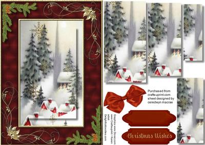 Beautiful Christmas Scene in Pyramid