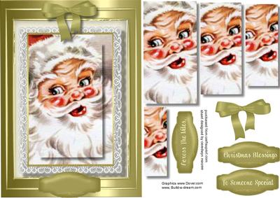 Jolly Santa with a Big Grin 