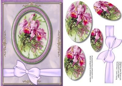 Lovely Lilac Orchids , Pyramid