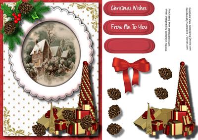 Lovely Winters Christmas Scene 