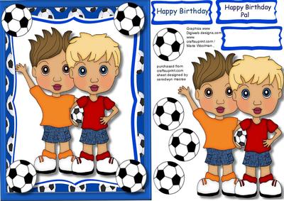 Football Pals Forever , ( Blue )