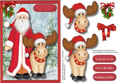Santa and the Reindeer
