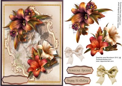 Beautiful Autumn Fall Lilies 