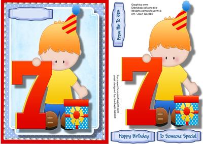 Happy Birthay to a 7 Year Old 