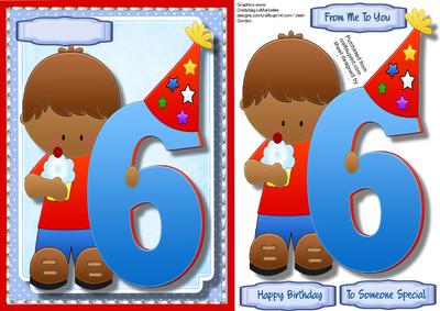 Happy Birthday to a 6 Year Old .