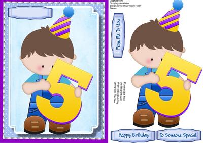 Happy Birthday to a 5 Year Old 