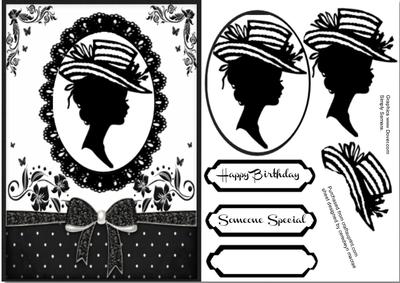 Beautiful Silhouette Lady 
