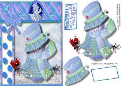 Lovely Snow Delightful Snowman