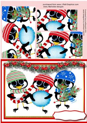 Merry and Bright Penquins