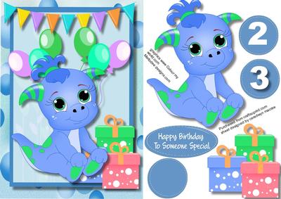 Happy Birthday Little Citie, Blue
