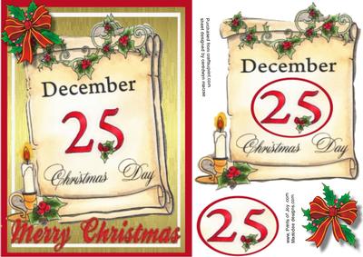 Christmas Wishes on a Scroll, Gold