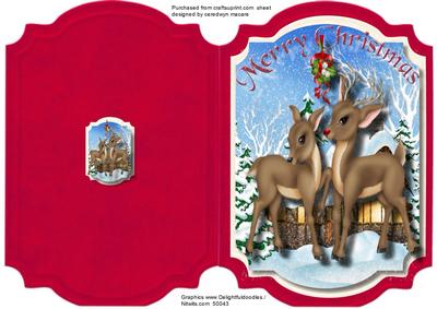 Print, Cut, and Fold , Rudolph and Clarice 
