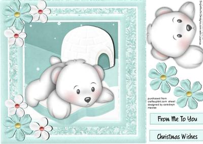 Little Polar Bears Ice Block