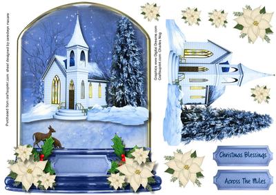 Lovely Globe, Christmas Blessings 
