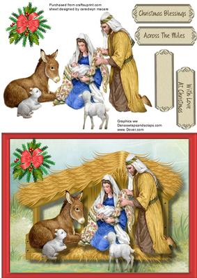 Beautiful Christmas Nativity Scene 