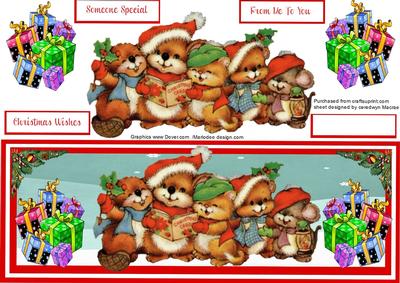 D.l the Chickmonks Christmas Carrolers