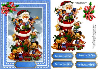 Santa with Thi Christmas Toys