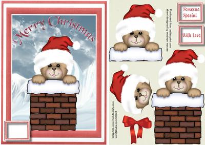 Teds Hiding Up the Chimney.