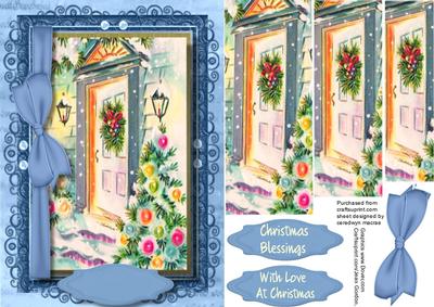 The Beautiful Christmas Door in Pyramid