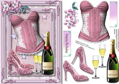 Beautiful, Bask, Shoes, and Bubbly in Pink