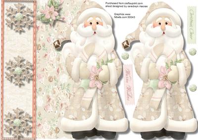 Over the Edge Santa and Snowflakes