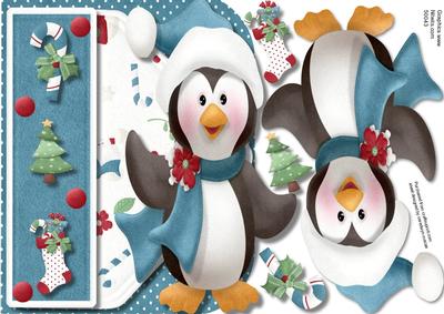 Over the Edge Santa's Christmas Penquin 