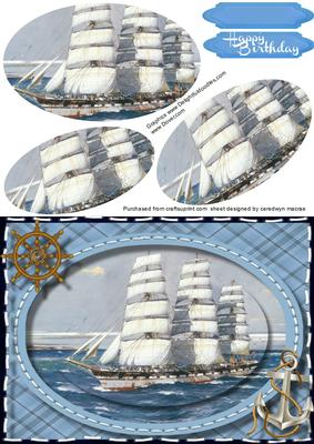 A5 Beautiful Sails on the High Seas , Pyramid