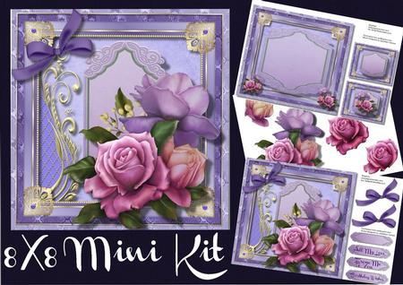 8x8 Mini Kit, Lovely Belleep Roses 