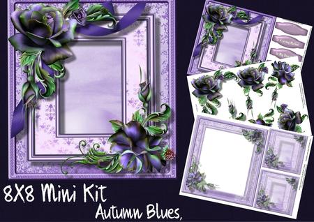 8x8 Mini Kit Lovely Autumn Blues
