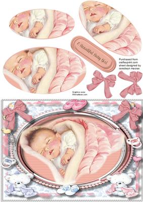 A Beautiful Baby Girl in a Pearl Frame , Pyramid