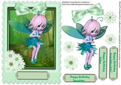 Beautiful Fairy Fae in Green