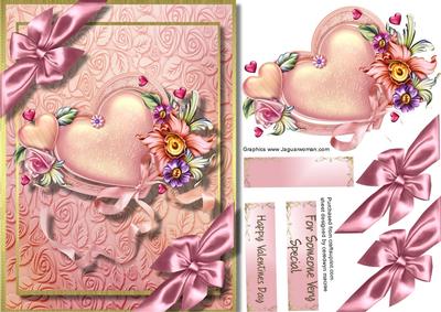 Beautiful Pink Hearts and Bows for My Valentine