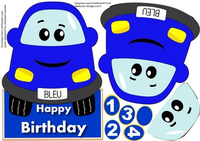 Over the Edge , Bleu the Birthday Card 