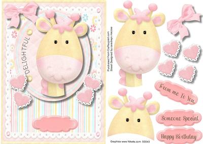 Delightful and Adorable Giraffe 