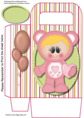 Lovely Gift Bag with Bear , 1